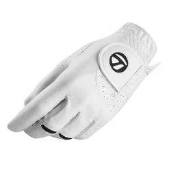 TaylorMade Ladies Stratus Tech Leather Golf Glove - White
