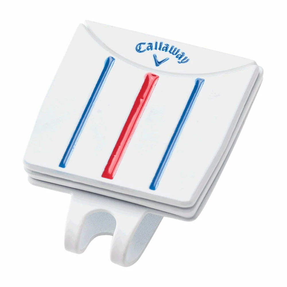 Callaway Triple Track Visor Clip + Ball Marker 1 Callaway Triple Track Visor Clip + Ball Marker