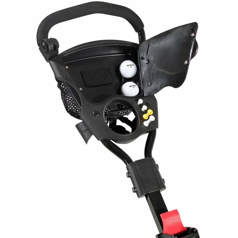 Masters Golf 5 Series 3-Wheel Push Trolley – White 2 Masters Golf 5 Series 3-Wheel Push Trolley – White - Image 2