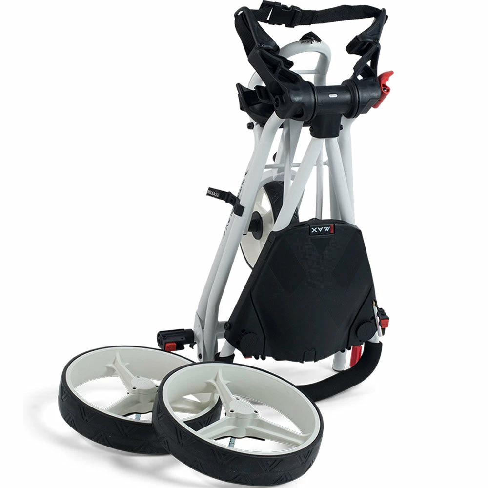 Big Max Autofold X 3-Wheel Push Trolley - White 5 Big Max Autofold X 3-Wheel Push Trolley - White - Image 5
