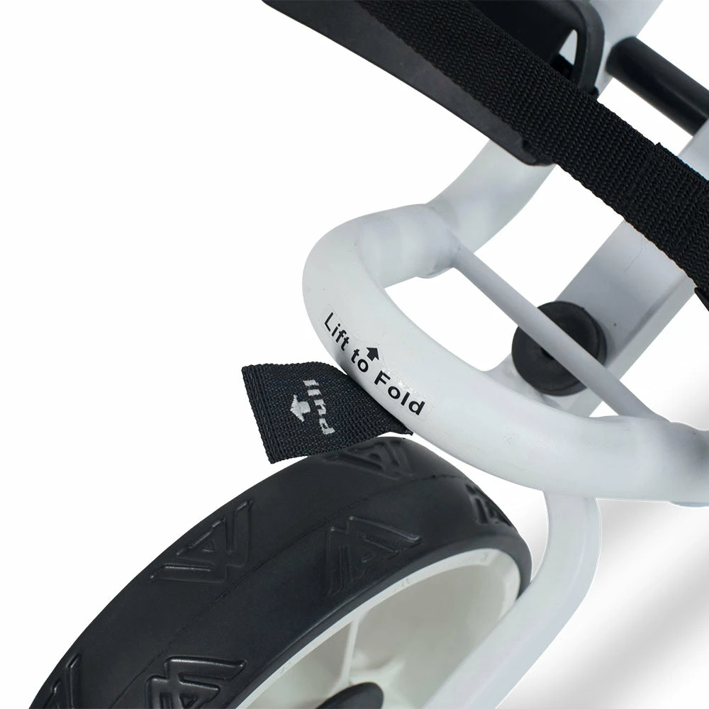 Big Max Autofold X 3-Wheel Push Trolley - White 7 Big Max Autofold X 3-Wheel Push Trolley - White - Image 7