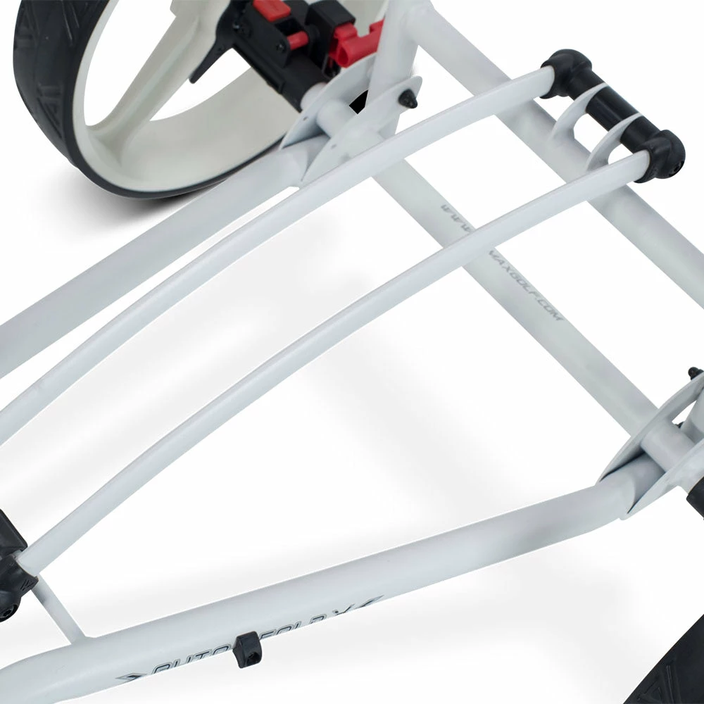 Big Max Autofold X 3-Wheel Push Trolley - White 8 Big Max Autofold X 3-Wheel Push Trolley - White - Image 8
