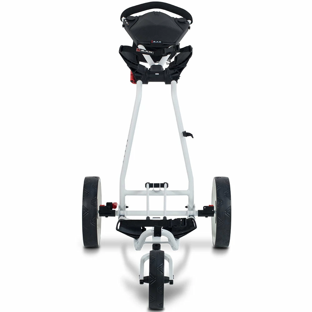 Big Max Autofold X 3-Wheel Push Trolley - White 4 Big Max Autofold X 3-Wheel Push Trolley - White - Image 4