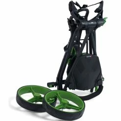 Big Max Autofold X 3-Wheel Push Trolley - Black/Lime -Golf Balls Sales Store big max autofold x 3 wheel push trolley blacklime 1