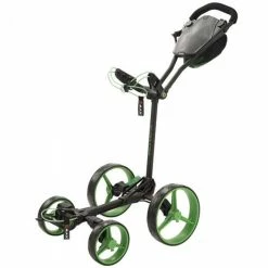 Big Max Blade Quattro 4-Wheel Push Trolley - Black/Green