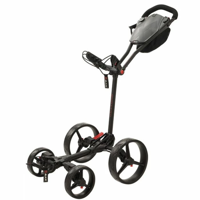 Big Max Blade Quattro 4-Wheel Push Trolley - Black 1 Big Max Blade Quattro 4-Wheel Push Trolley - Black