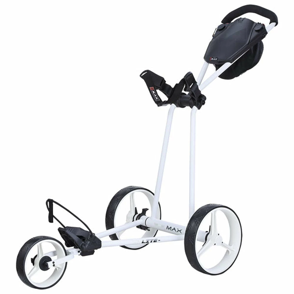 Big Max Ti-LITE 3-Wheel Push Trolley - White 1 Big Max Ti-LITE 3-Wheel Push Trolley - White