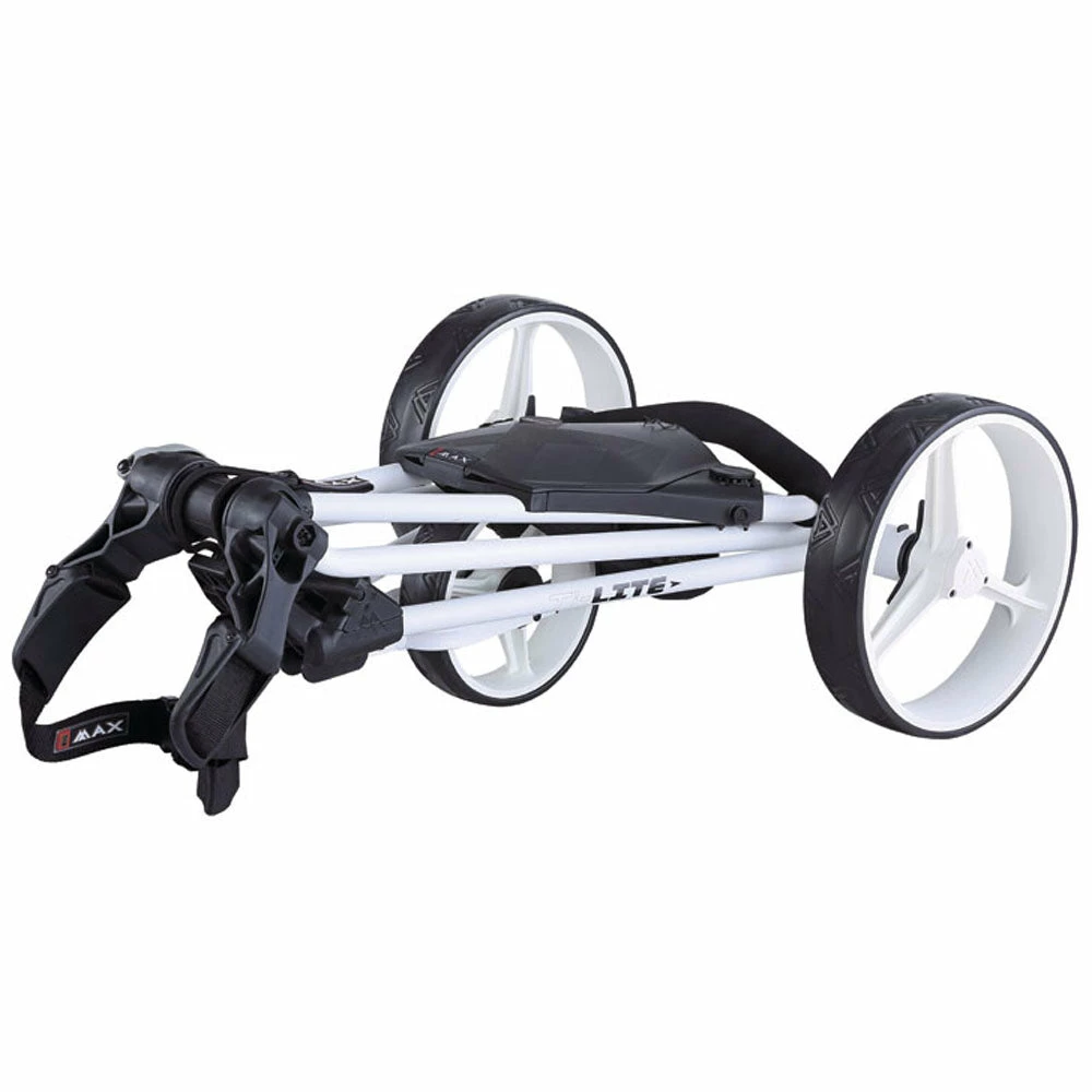 Big Max Ti-LITE 3-Wheel Push Trolley - White 2 Big Max Ti-LITE 3-Wheel Push Trolley - White - Image 2