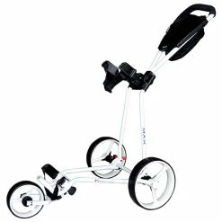 Big Max Ti-ONE 3-Wheel Push Trolley - White
