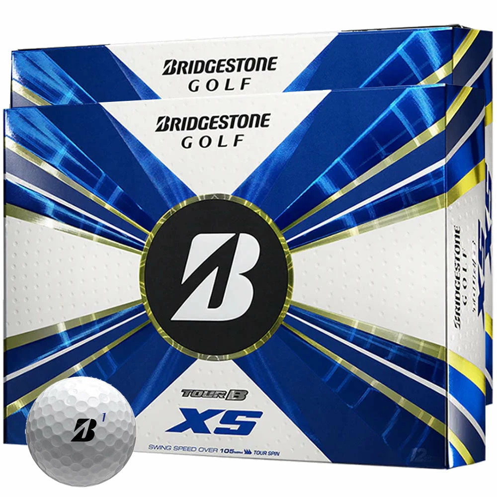 Bridgestone Tour B XS Golf Balls - White - Double Dozen 1 Bridgestone Tour B XS Golf Balls - White - Double Dozen