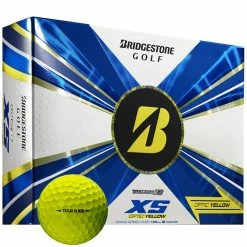 Bridgestone Tour B XS Golf Balls - Yellow - 12 Pack