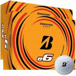 Bridgestone E6 Golf Balls - White - Double Dozen