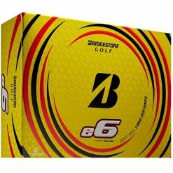 Bridgestone E6 Golf Balls - Yellow - 12 Pack -Golf Balls Sales Store bridgestone e6 yellow 1