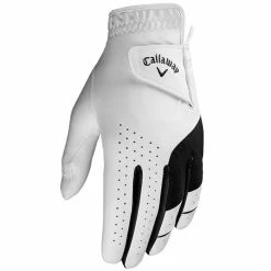 Callaway Weather Spann Glove (2 Pack) - White -Golf Balls Sales Store callaway weather spann golf glove white 3 6
