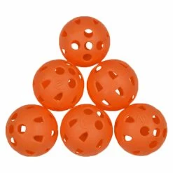 Masters Airflow XP Practice Balls (6 Pack) - Orange