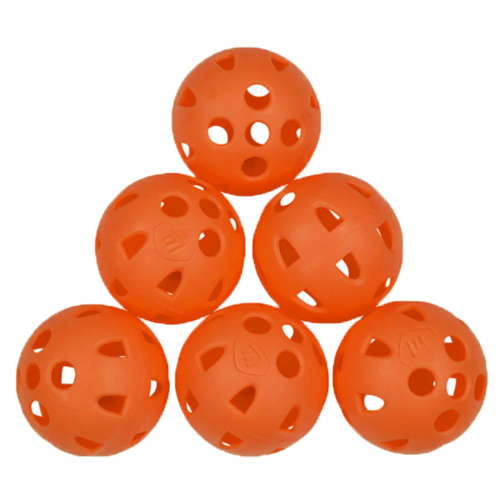 Masters Airflow XP Practice Balls (6 Pack) - Orange 1 Masters Airflow XP Practice Balls (6 Pack) - Orange