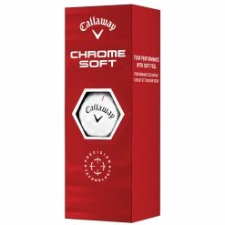 Callaway Chrome Soft Golf Balls - White - Double Dozen -Golf Balls Sales Store chrome soft 4 1