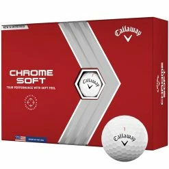 Golf Balls Sales Store 6 Callaway Chrome Soft Golf Balls - White - 12 Pack