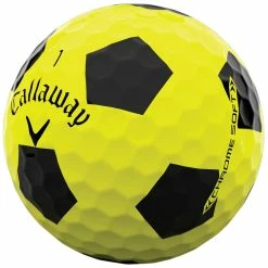 Callaway Chrome Soft Truvis Golf Balls - Yellow/Black - Double Dozen -Golf Balls Sales Store chrome soft truvis yellow black 1 1