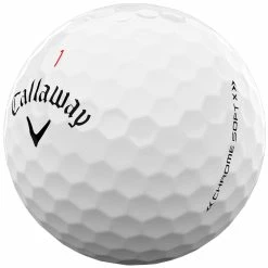 Callaway Chrome Soft X Golf Balls - White - Double Dozen -Golf Balls Sales Store chrome soft x white 2 1
