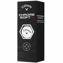 Callaway Chrome Soft X Golf Balls - White - Double Dozen -Golf Balls Sales Store chrome soft x white 4 1