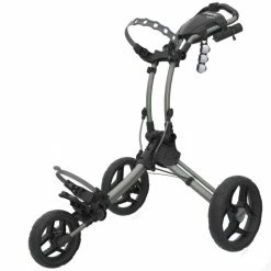 Clicgear Rovic RV1C Compact 3-Wheel Push Trolley - Silver -Golf Balls Sales Store clicgear rovic rv1c compact trolley silver 3