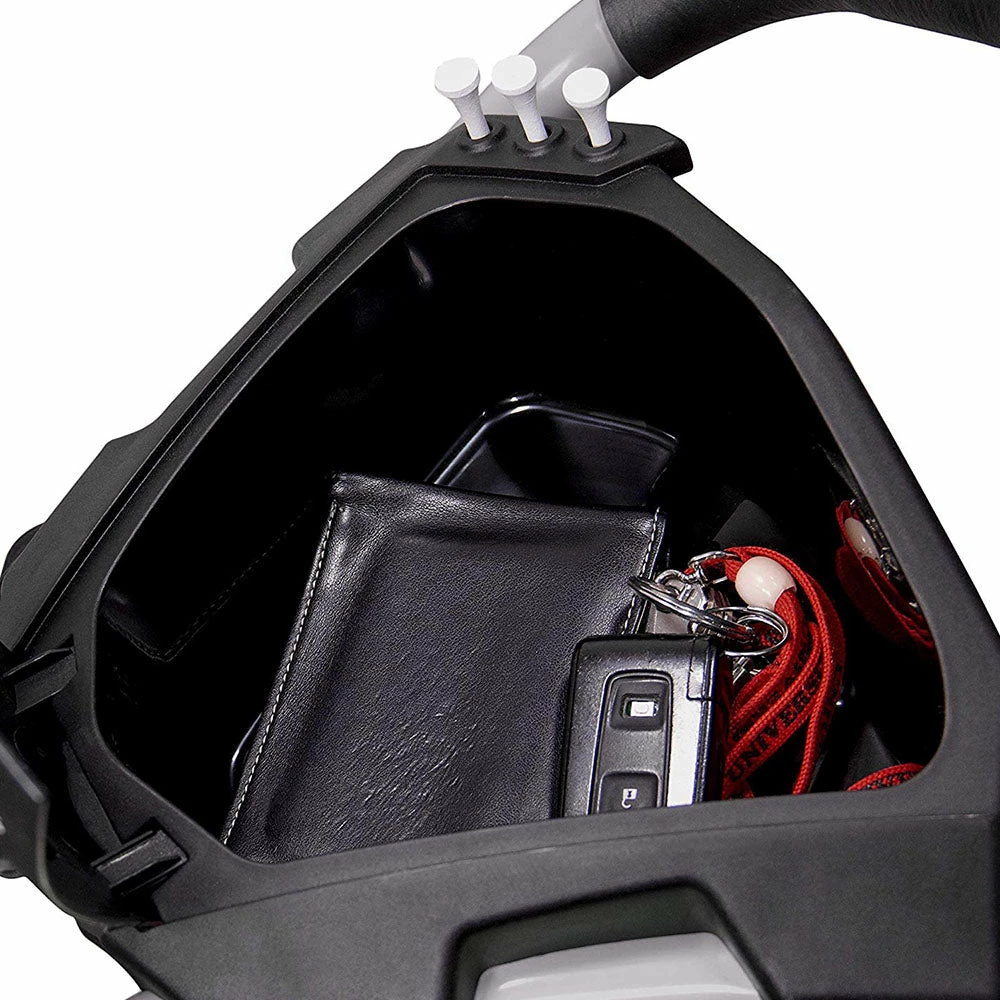 Clicgear Rovic RV1S 3-Wheel Push Trolley - Silver/Black 6 Clicgear Rovic RV1S 3-Wheel Push Trolley - Silver/Black - Image 6