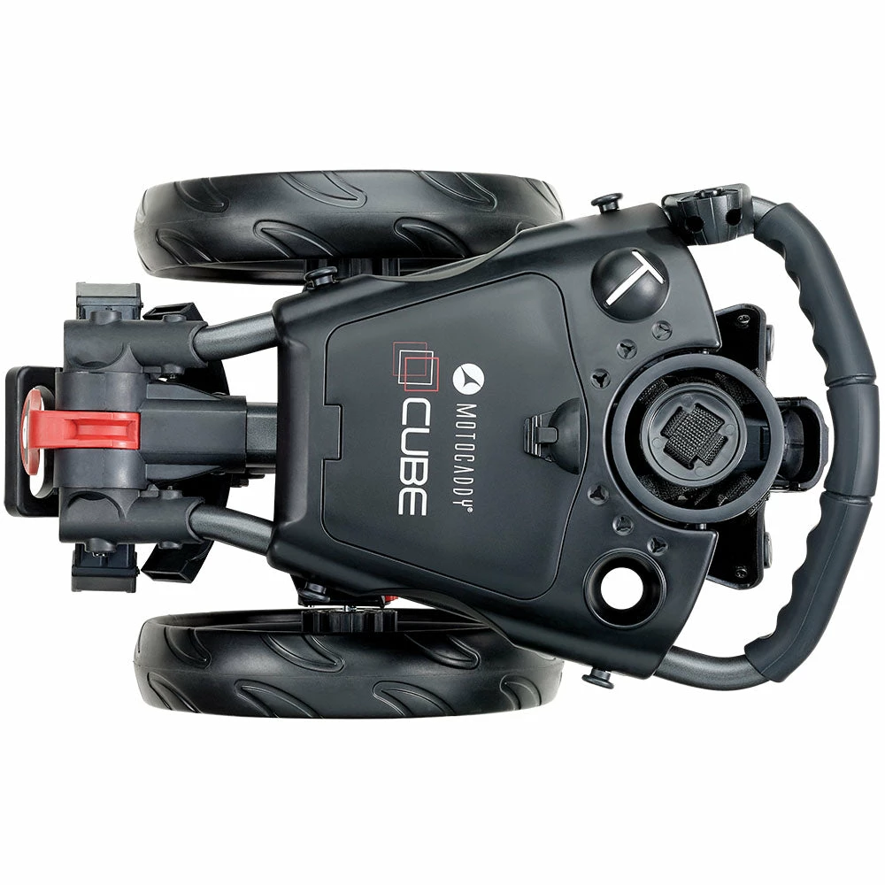 Motocaddy CUBE Push Trolley - Graphite/Red 5 Motocaddy CUBE Push Trolley - Graphite/Red - Image 5