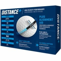 TaylorMade Distance+ Golf Balls - White - 12 Pack -Golf Balls Sales Store distance white 4