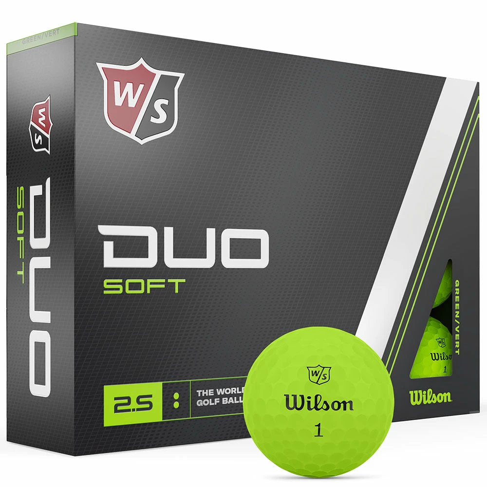 Wilson Staff Duo Soft Golf Balls - Green - 12 Pack 1 Wilson Staff Duo Soft Golf Balls - Green - 12 Pack