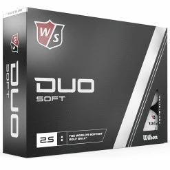 Wilson Staff Duo Soft Golf Balls - White - 12 Pack 7 Wilson Staff Duo Soft Golf Balls - White - 12 Pack -Golf Balls Sales Store duo soft white 1