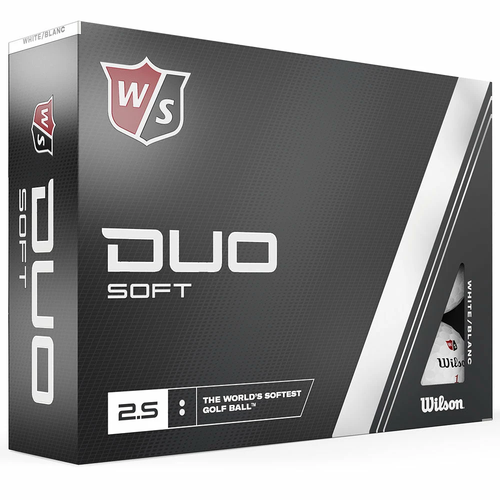 Wilson Staff Duo Soft Golf Balls - White - 12 Pack 4 Wilson Staff Duo Soft Golf Balls - White - 12 Pack - Image 4