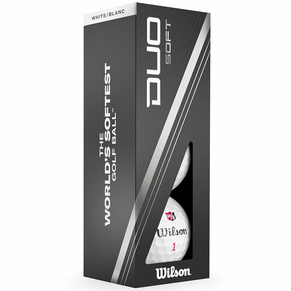 Wilson Staff Duo Soft Golf Balls - White - 12 Pack 3 Wilson Staff Duo Soft Golf Balls - White - 12 Pack - Image 3
