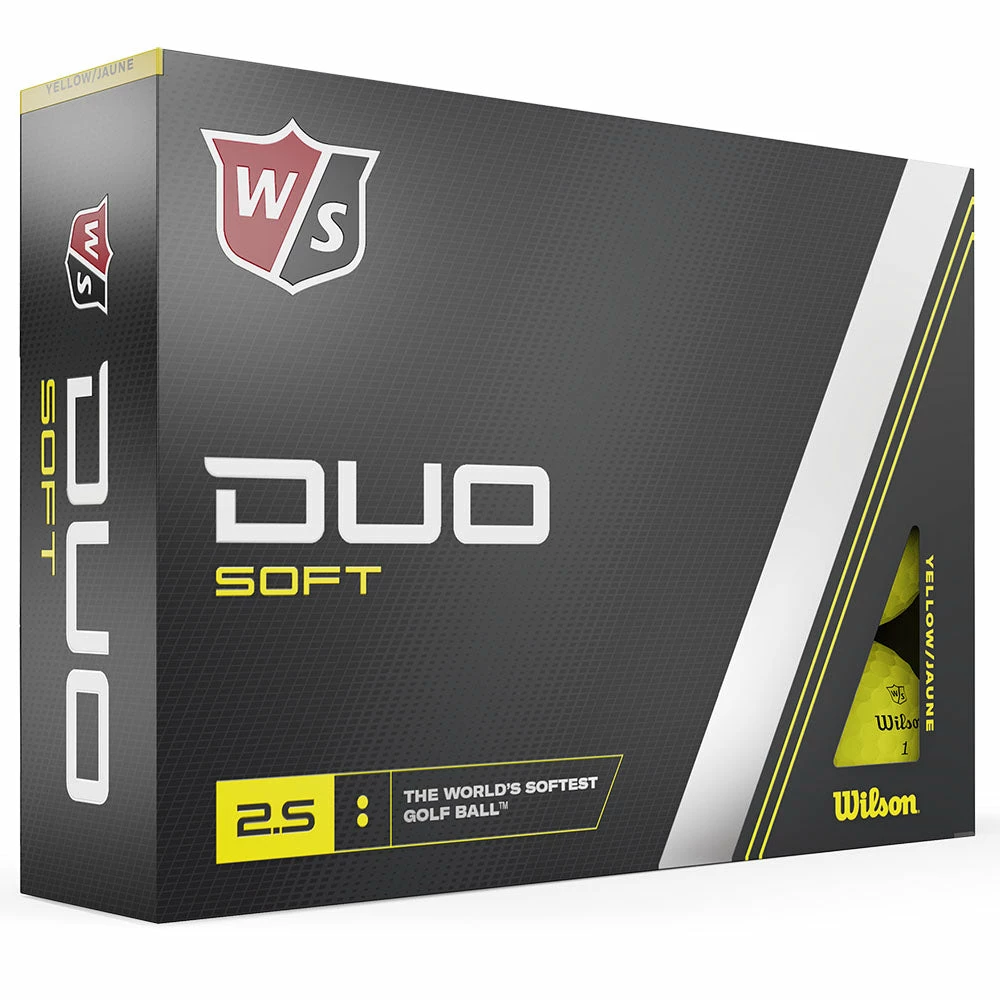 Wilson Staff Duo Soft Golf Balls - Yellow - 12 Pack 4 Wilson Staff Duo Soft Golf Balls - Yellow - 12 Pack - Image 4