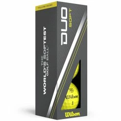 Wilson Staff Duo Soft Golf Balls - Yellow - 12 Pack 6 Wilson Staff Duo Soft Golf Balls - Yellow - 12 Pack -Golf Balls Sales Store duo soft yellow 3