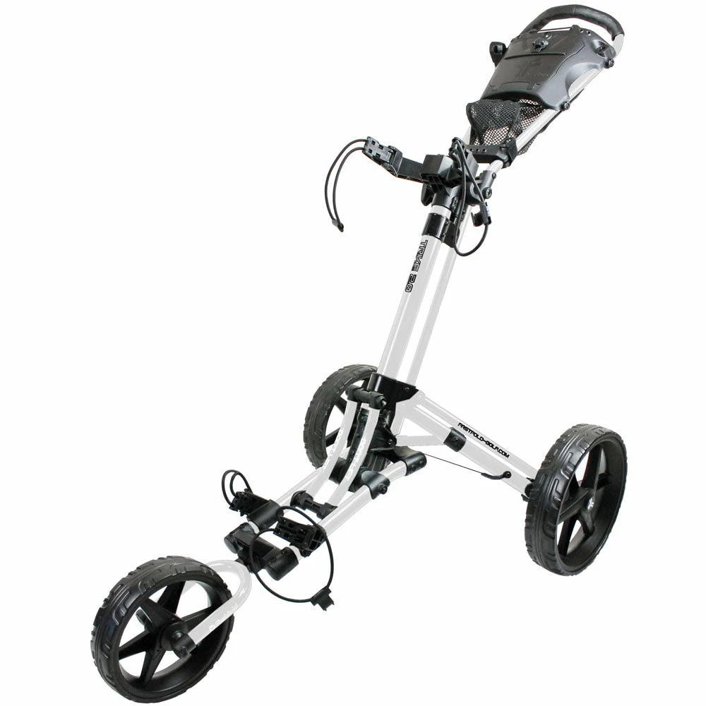 Fastfold Trike 2.0 3-Wheel Push Trolley - White/Black 1 Fastfold Trike 2.0 3-Wheel Push Trolley - White/Black