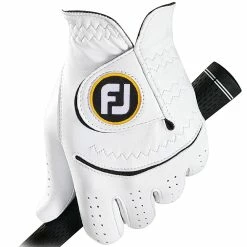 FootJoy StaSof Glove - Pearl/Black -Golf Balls Sales Store footjoy stasof glove pearl 3