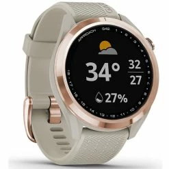 Garmin Approach S42 Golf GPS Watch - Rose Gold/Sand -Golf Balls Sales Store garmin approach s42 golf gps watch rose goldsand 11