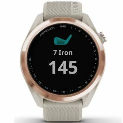Garmin Approach S42 Golf GPS Watch - Rose Gold/Sand -Golf Balls Sales Store garmin approach s42 golf gps watch rose goldsand 3