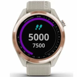 Garmin Approach S42 Golf GPS Watch - Rose Gold/Sand -Golf Balls Sales Store garmin approach s42 golf gps watch rose goldsand 8