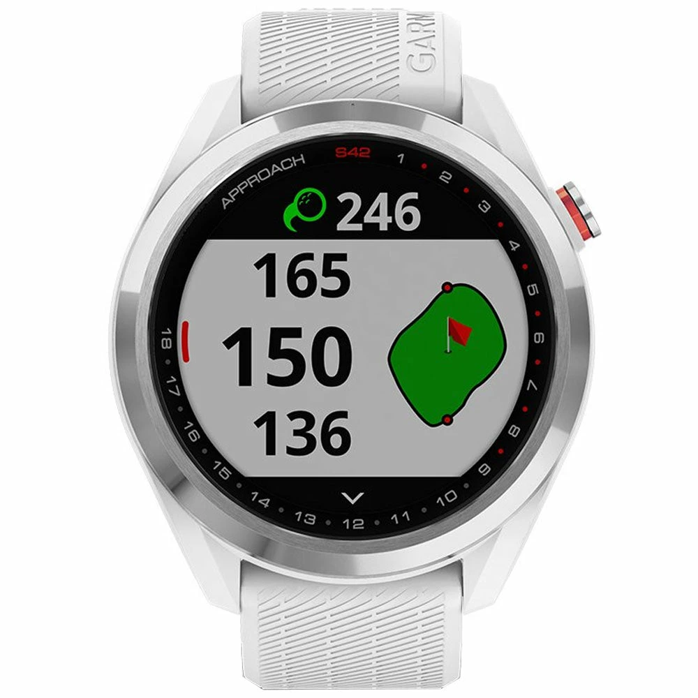 Garmin Approach S42 Golf GPS Watch - White 1 Garmin Approach S42 Golf GPS Watch - White