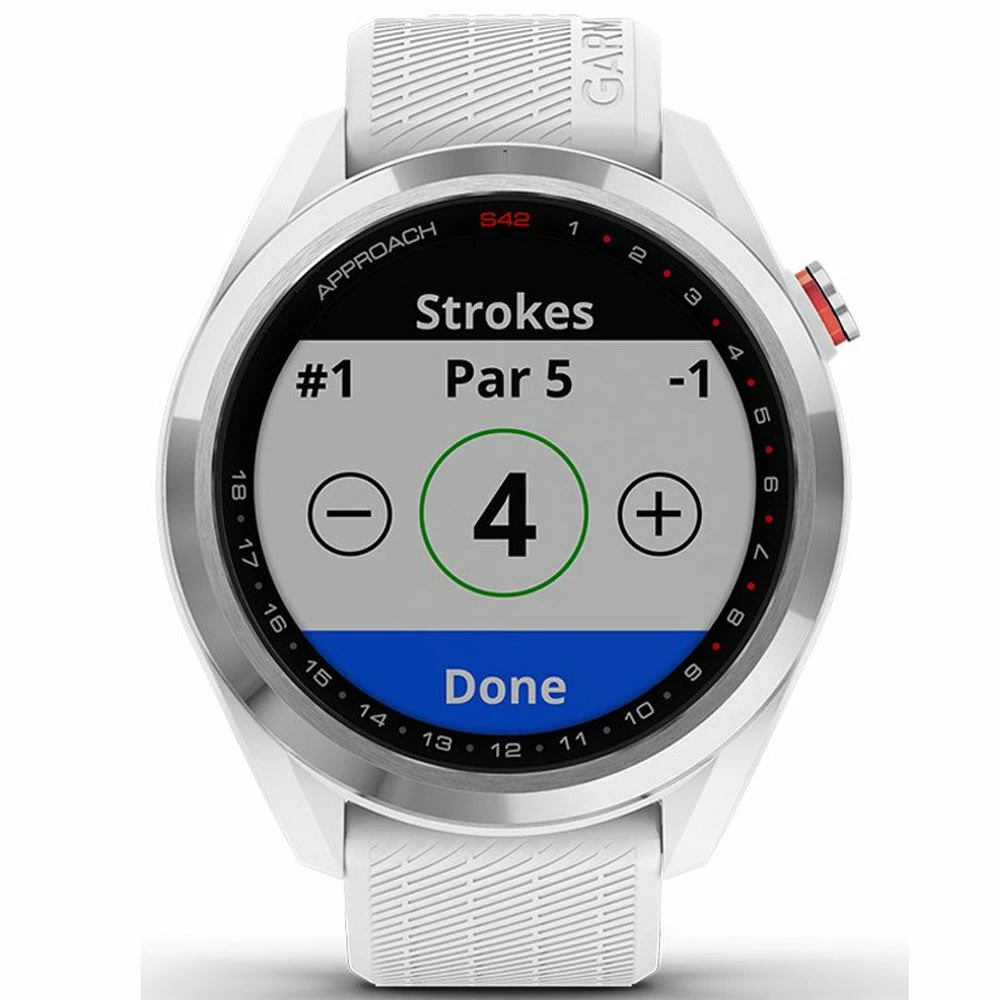 Garmin Approach S42 Golf GPS Watch - White 7 Garmin Approach S42 Golf GPS Watch - White - Image 7