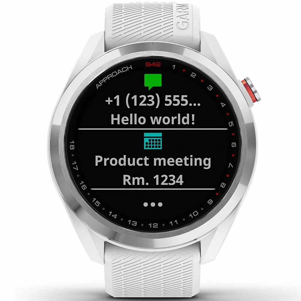 Garmin Approach S42 Golf GPS Watch - White 8 Garmin Approach S42 Golf GPS Watch - White - Image 8