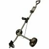 Glide-Tek 2-Wheel Pull Trolley - Silver/ Gunmetal Black 2.0