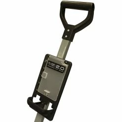 Glide-Tek 2-Wheel Pull Trolley - Silver/ Gunmetal Black 2.0 -Golf Balls Sales Store glide tek gunmetal black 2.0 3