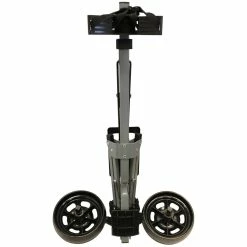 Glide-Tek 2-Wheel Pull Trolley - Silver/ Gunmetal Black 2.0 -Golf Balls Sales Store glide tek gunmetal black 2.0 5