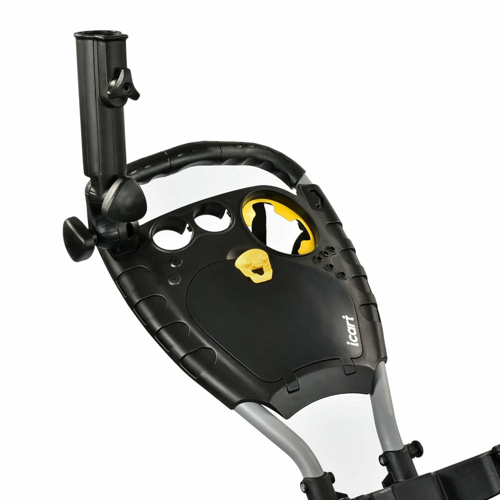 ICart Compact Evo 3-Wheel Push Trolley - Grey/Black 4 ICart Compact Evo 3-Wheel Push Trolley - Grey/Black - Image 4