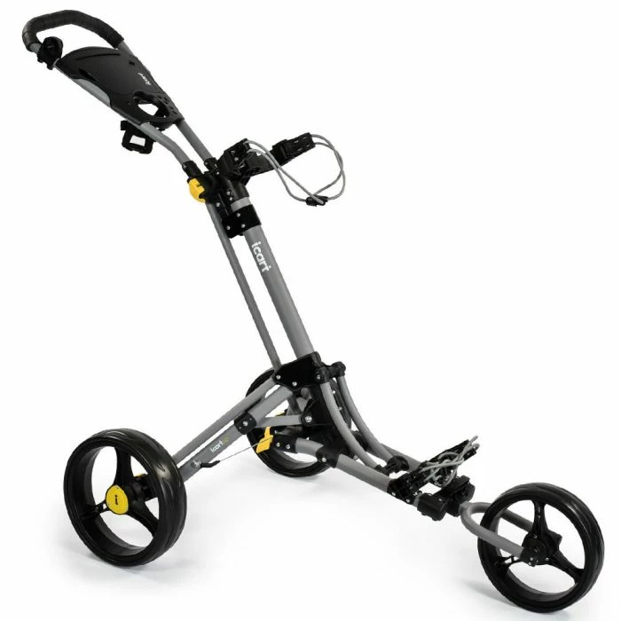 ICart Go 3-Wheel Push Trolley - Grey/Black 7 ICart Go 3-Wheel Push Trolley - Grey/Black - Image 7