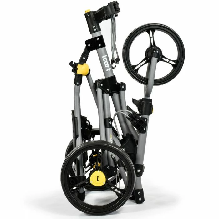 ICart Go 3-Wheel Push Trolley - Grey/Black 1 ICart Go 3-Wheel Push Trolley - Grey/Black