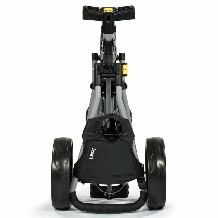 ICart Go 3-Wheel Push Trolley - Grey/Black 2 ICart Go 3-Wheel Push Trolley - Grey/Black - Image 2